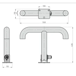 Absperrpfosten KFZ 112 26382 5440