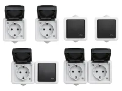 PARKSIDE® Schalter und -Steckdosen IP54 Feuchtraum 100385943