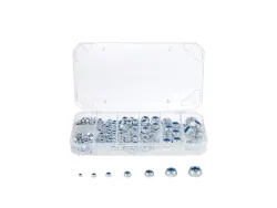 PARKSIDE® Muttern-Sortierung blau verzinkt (Stopmuttern) 4335814032333