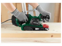 PARKSIDE® Bandschleifer PBSD 900 A2 mit abnehmbarer Staubfangbox 14130 3612