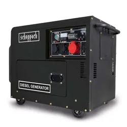 Diesel Stromerzeuger DSE5500 Scheppach Elektrostart 4046664189725