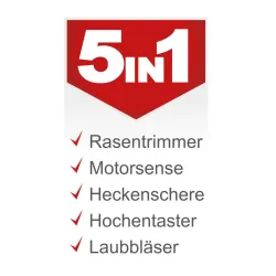 Benzin Multigartengerät MTC42-5P Scheppach 2369 572
