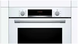 BOSCH Backofen-Set weiß EcoClean Schnellaufheizung + 29989 9045