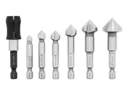 PARKSIDE® Kegelsenker-Set / HSS Bohrer-Set (HSS Bohrer Sechskant) 32911 9911