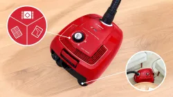 BOSCH Bodenstaubsauger BGD38RD1H Rot 8861 2533
