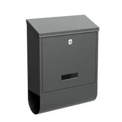 Briefkasten BK 300M Stahl matt anthrazit 4026434183801