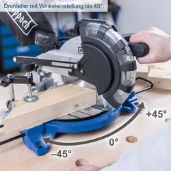 Kapp- und Gehrungssäge HM210L Scheppach 29115 8846