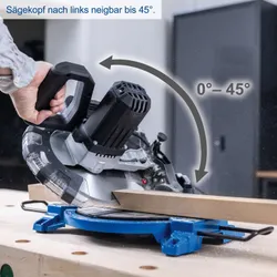 Kapp- und Gehrungssäge HM210L Scheppach 29116 8846