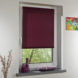 Bella Casa Klemmfix-Rollo Verdunkelung Fuchsia 4016318044861