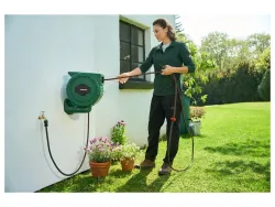 PARKSIDE® Faltbare Regentonne grün, rot, schwarz 4052916229323