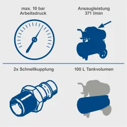 Kompressor HC120DC Scheppach 4046664180401