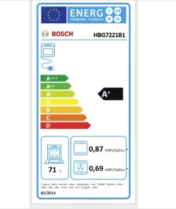BOSCH Backofen Serie 8 HBG7221B1 Serie Schwarz 4242005326242