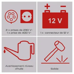 Diesel Stromerzeuger PX-SE-5000D Practixx 4046664197072