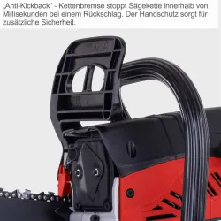 Benzin Kettensäge CSP530S Scheppach 2244 540