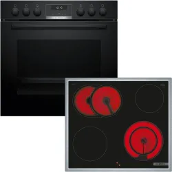 BOSCH Elektro-Herd-Set HND611LS67 mit Backwagen Hydrolyse 4242005498000