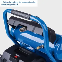 Kompressor HC10-Twin Scheppach ölfrei wartungsarm kompakt 19359 5875