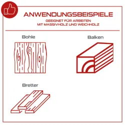 Abricht- und Dickenhobel PX-ADH-8 Practixx 4046664164654