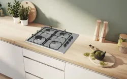 BOSCH Gas-Kochfeld PBP6B5K80 Edelstahl 4242005437863