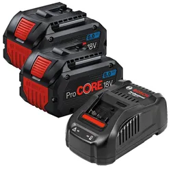 Bosch Professional ProCORE18V 8.0Ah + GAL1880CV Ladegerät 4260651631572