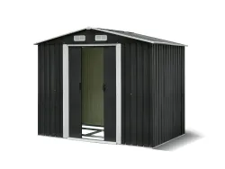 PARKSIDE® Gartengerätehaus XL aus Metall anthrazit 4335815024108
