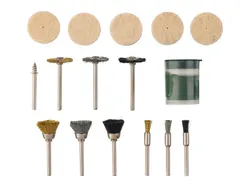 PARKSIDE® Mini Tool Zubehör Sortiment (Drahtbürsten und Polier Set) 4052916897522