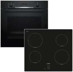 BOSCH Induktions Herd-Set Einbauherd Backofen Teleskopauszug 4262429940503