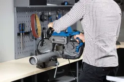 Metallbandsäge MBS1200xt Scheppach LED Licht abnehmbar 4046664234685