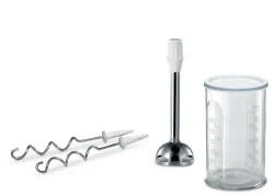 BOSCH Handmixer ErgoMixx MFQ36470 Edelstahl Rührbesen Knethaken 13472 3441
