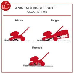 Benzin Rasenmäher MP150-46 Scheppach 3201 760