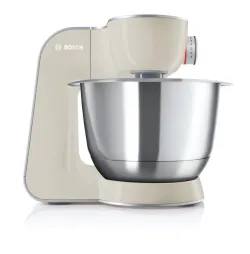 BOSCH Küchenmaschine Serie 4 MUM58L20 mineral grey / silber Durchlaufschnitzler 10053 2712