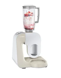 BOSCH Küchenmaschine Serie 4 MUM58L20 mineral grey / silber Durchlaufschnitzler 10054 2712