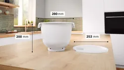 Küchenmaschinenschüssel MUZS6KR Kunststoff 30766 9284