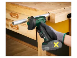 PARKSIDE® Akku-Winkelschleifer PWSAM 20-Li B2 24685 7607