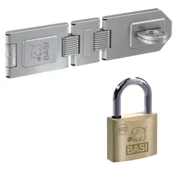 BASI Sicherheits-Stallriegel Sicherheitsüberfalle 2 Gelenke 4026434449013