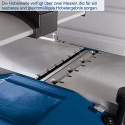 Abricht- & Dickenhobelmaschine HMS650 Scheppach 234 125