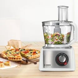 BOSCH Kompakt-Küchenmaschine MultiTalent 8 MC812S814 Weiß/Edelstahl gebürstet 4242005109319