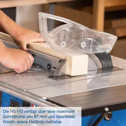 Tischkreissäge HS110 Scheppach 36721 11125