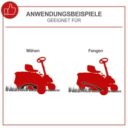 Aufsitzrasenmäher MR196-61 Scheppach 24534 7560