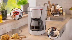 BOSCH Filterkaffeemaschine MyMoment TKA2M111 Weiß 11284 2934