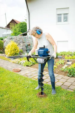 Benzin Erdbohrer EB1700 Scheppach 4046664044932