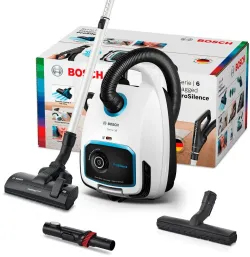 BOSCH Bodenstaubsauger Serie 6 ProSilence BGL6TSIL Weiß 4242005231461