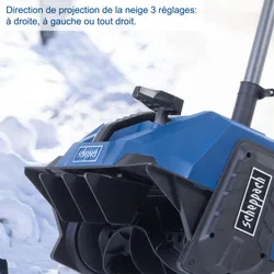 Akku Schneefräse BC-SNB410-X Scheppach SET 35469 10676