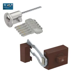 BASI Türzusatzschloss Kastenschloss Spar-Set 4026434437676