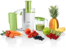 BOSCH Entsafter VitaJuice MES25G0 Weiß/Apfelgrün 4242002812113