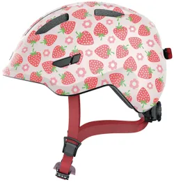 ABUS Kinder-Freizeithelm Smiley 3.0 LED rose strawberry 4003318677076