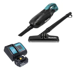 Makita Akku-Handstaubsauger DCL 182 SF1 B Schwarz 4064677116361