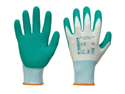PARKSIDE® Gartenhandschuhe Latex/weiß/türkis 8 4052916183281