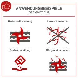 Elektro Motorhacke MTE380 Scheppach 4046664091004