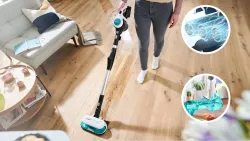 BOSCH Akku-Stielstaubsauger Unlimited 7 ProHygienic Aqua 20855 6233