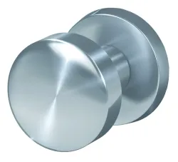 Knopf auf Rosette ZBK 3110 Edelstahl 4026434006056